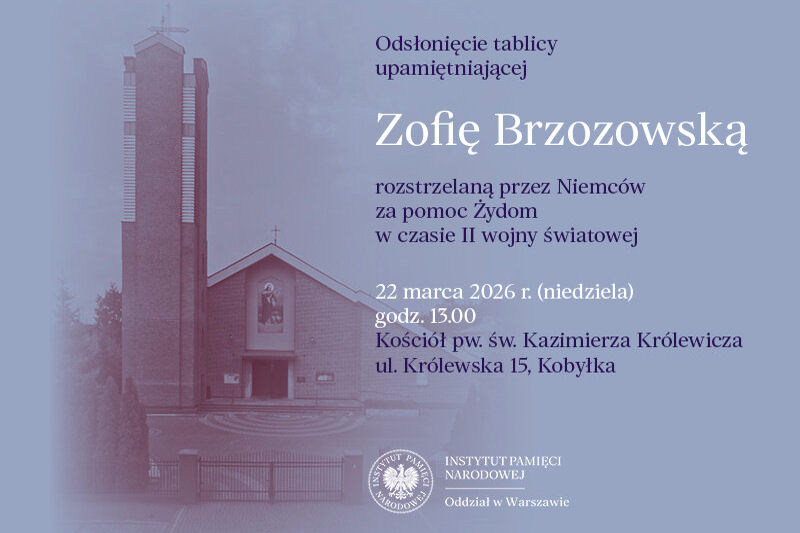 Odsłonięcie Tablicy Pamięci Zofii Brzozowskiej